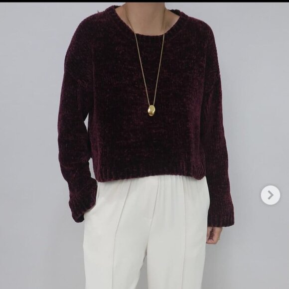 Forever 21 Tops - Forever 21 Chenille Velvet Sweater | Size M | EUC